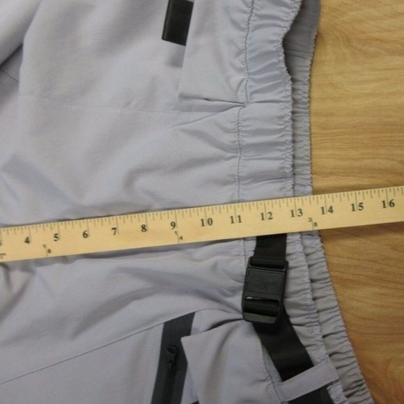 NIKE Sportswear Tech Pack Curve Woven Pants Sz L Purple Black Jogger Workout Gym - Picture 13 of 15